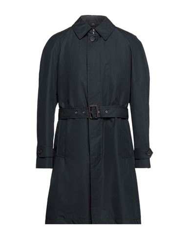 Man Overcoat & Trench Coat Steel grey Size 40 Cotton, Polyamide, Polyurethane