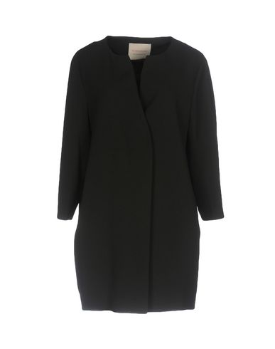Rossopuro Woman Overcoat & Trench Coat Black Size Xl Polyester, Elastane