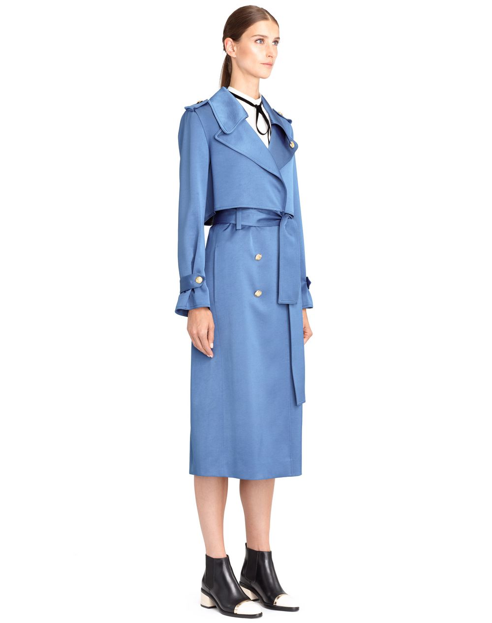 Lanvin SATIN TRENCH COAT, Outerwear Women | Lanvin Online Store