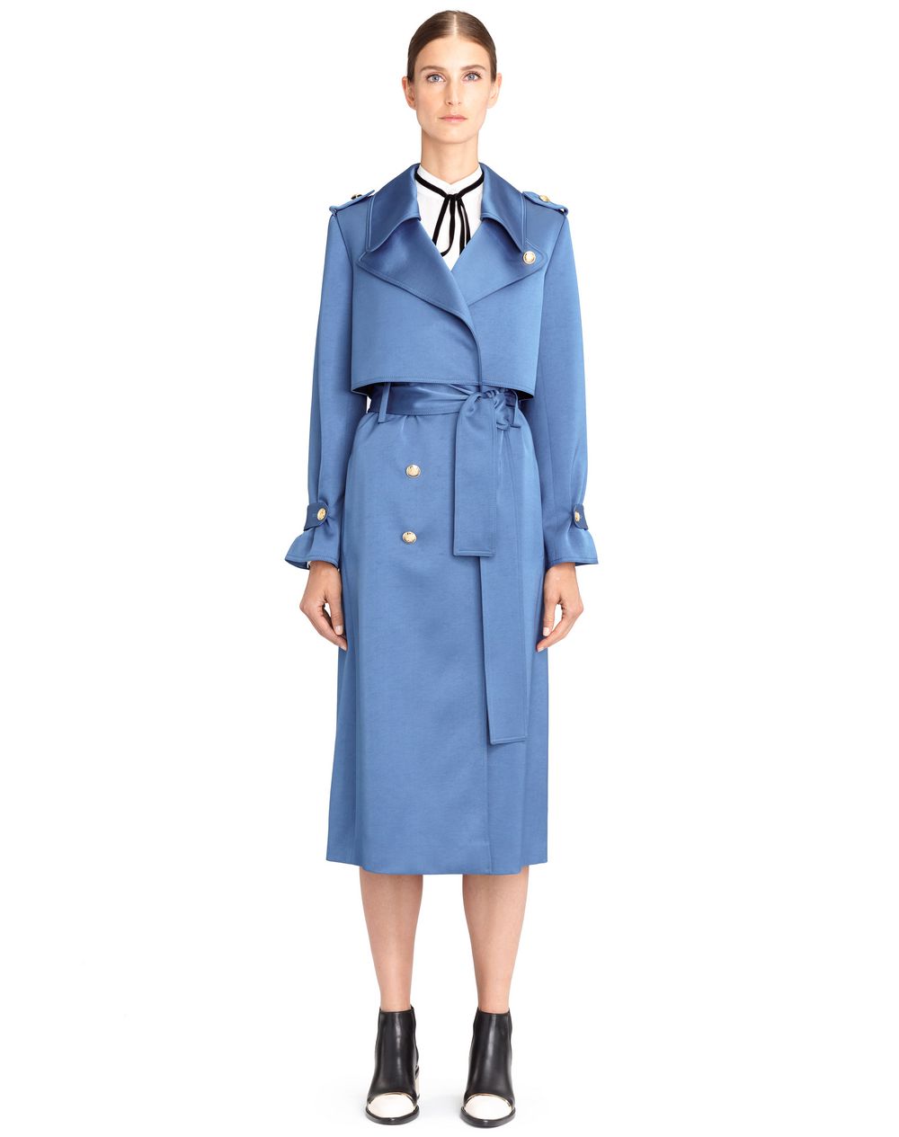 Lanvin SATIN TRENCH COAT, Outerwear Women | Lanvin Online Store