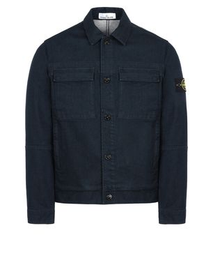 stone island denim jacket