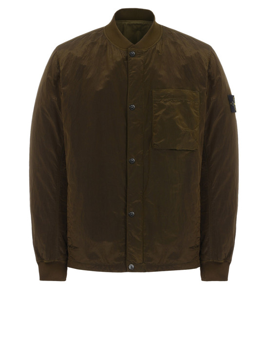 41763623qr - COATS & JACKETS STONE ISLAND MID-LENGTH REVERSIBLE JACKET 43145 NYLON METAL_REVERSIBLE STONE ISLAND - 0