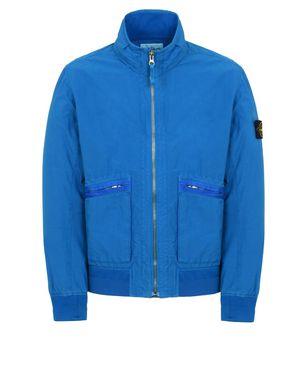 stone island light cotton nylon twill jacket