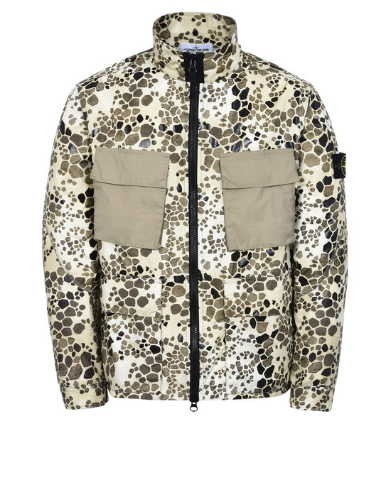 41763773lk - COATS & JACKETS STONE ISLAND LIGHTWEIGHT JACKET 454E2 ALLIGATOR CAMO LIGHT COTTON-NYLON TELA
STONE ISLAND - 0