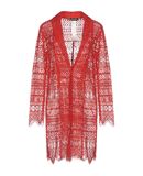 TWINSET Damen Lange Jacke Farbe Rot Gr��e 5