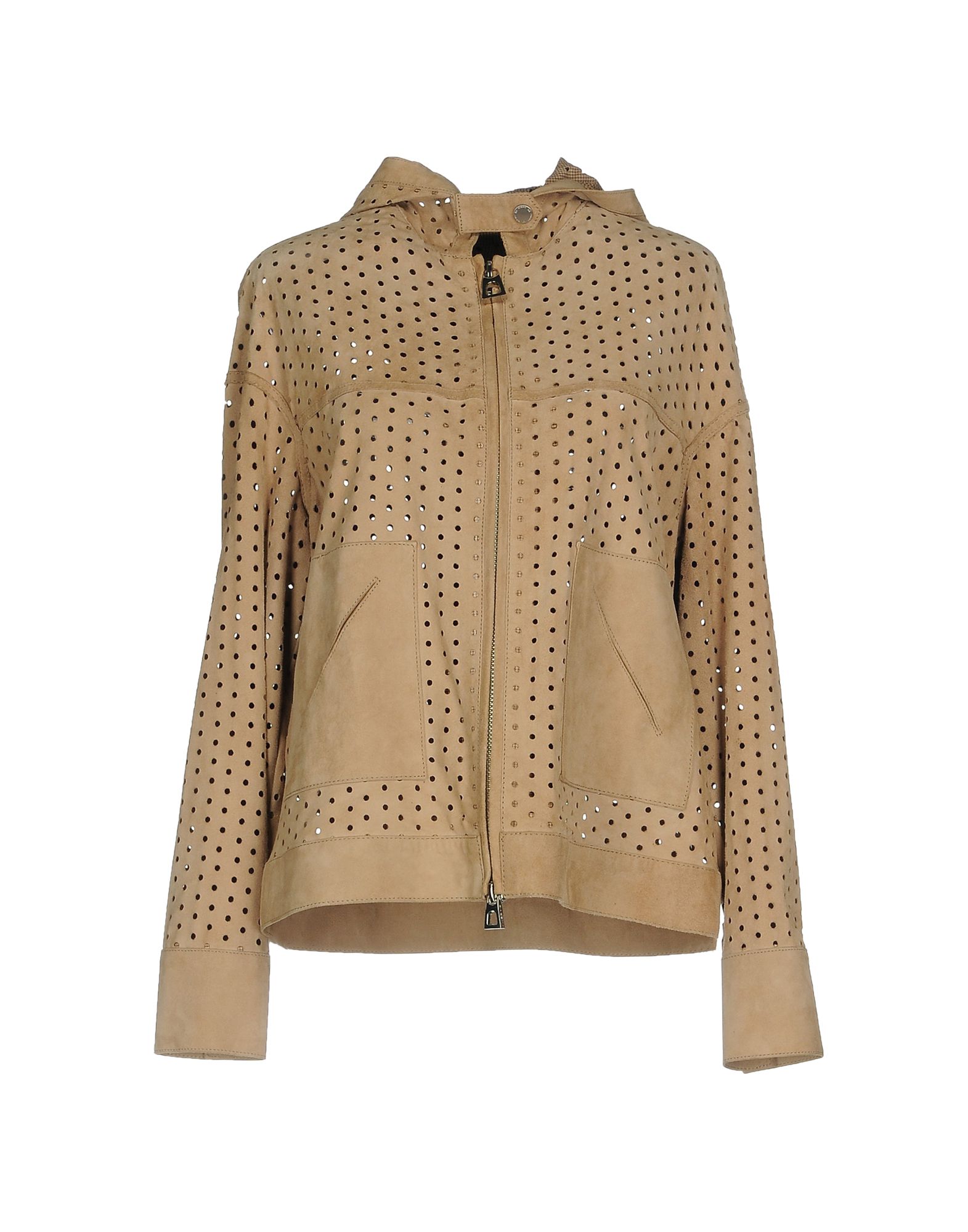 DIEGO M Leather jacket,41768697LR 5