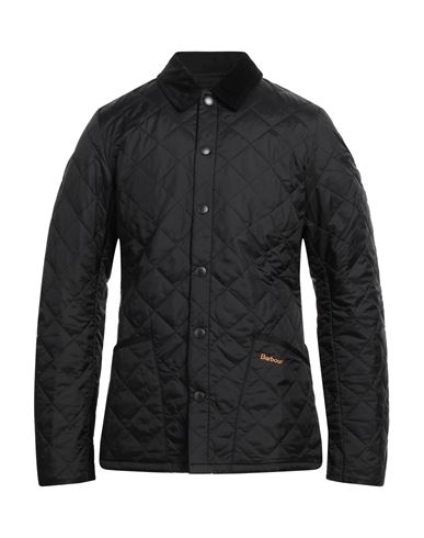Barbour Mens Heritage Liddesdale Black Quilted Jacket In Black