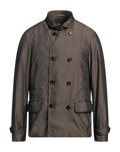 Moorer Man Jacket Khaki Size 40 Polyester In Beige