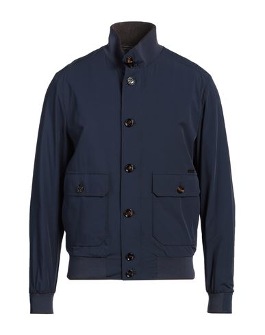 Moorer Man Jacket Blue Size 38 Polyamide, Polyurethane In Blue