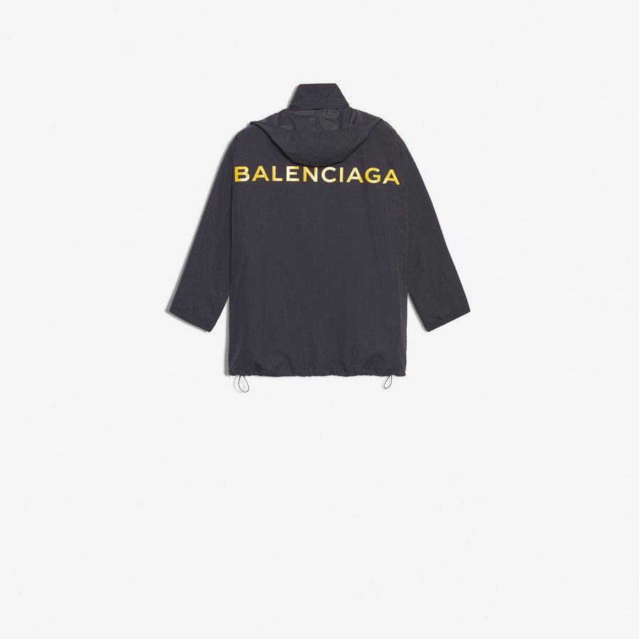 Women's Black Logo Windbreaker | Balenciaga