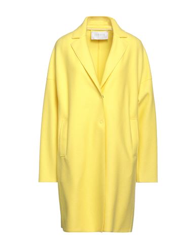 Harris Wharf London Woman Coat Yellow Size 10 Virgin Wool