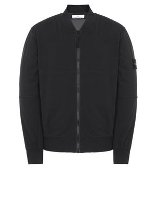 Stone island light soft shell discount si check grid bomber jacket