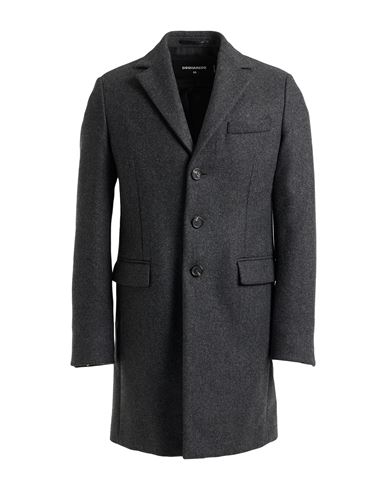 Man Coat Steel grey Size 42 Virgin Wool, Polyamide, Cashmere