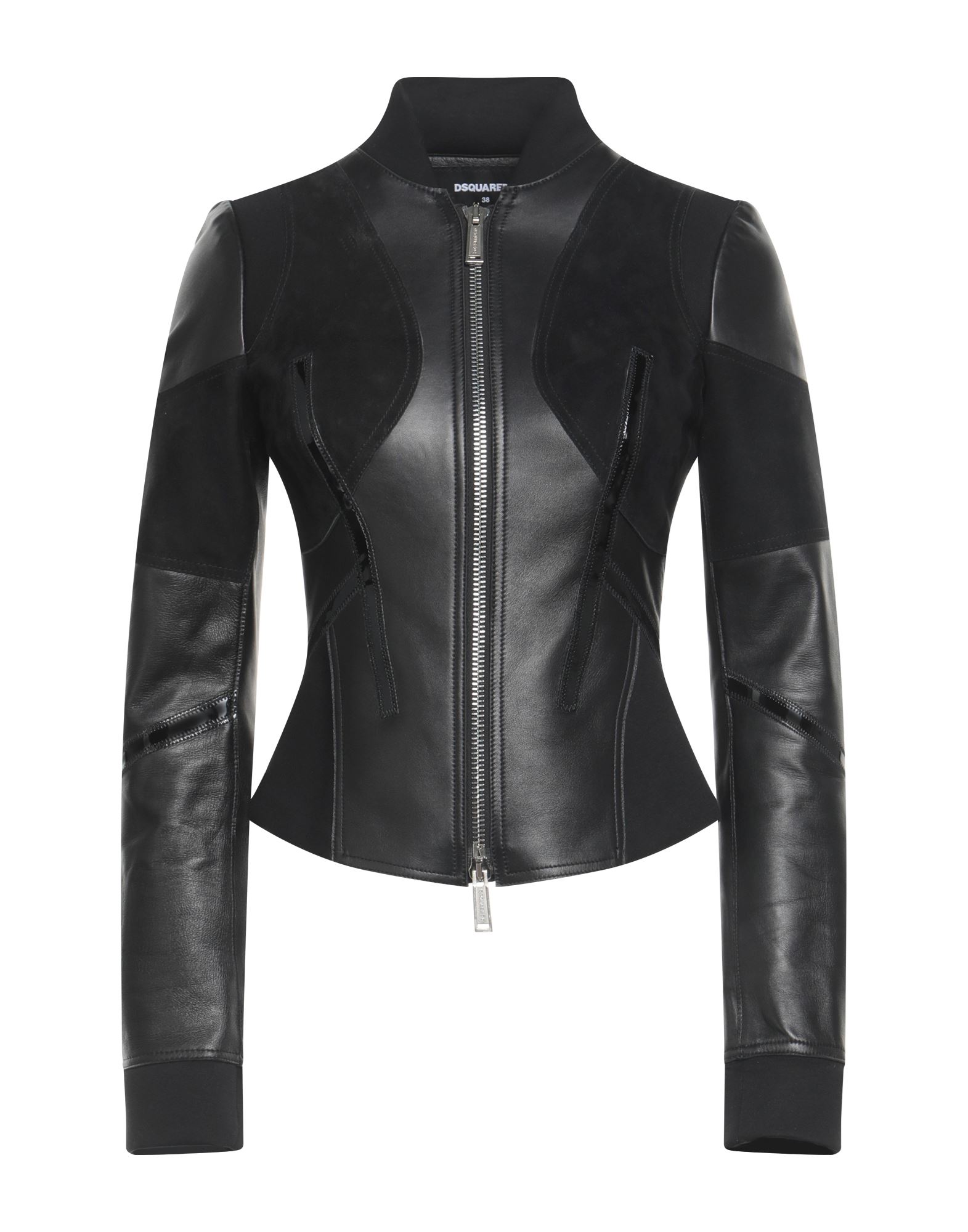 DSQUARED2 LEATHER JACKET,41797373NT 3