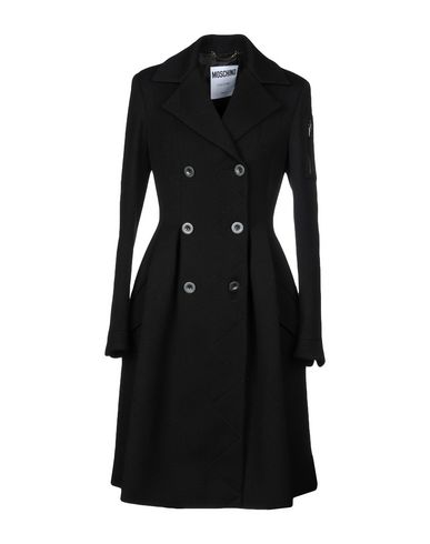 Woman Coat Black Size 12 Wool, Viscose