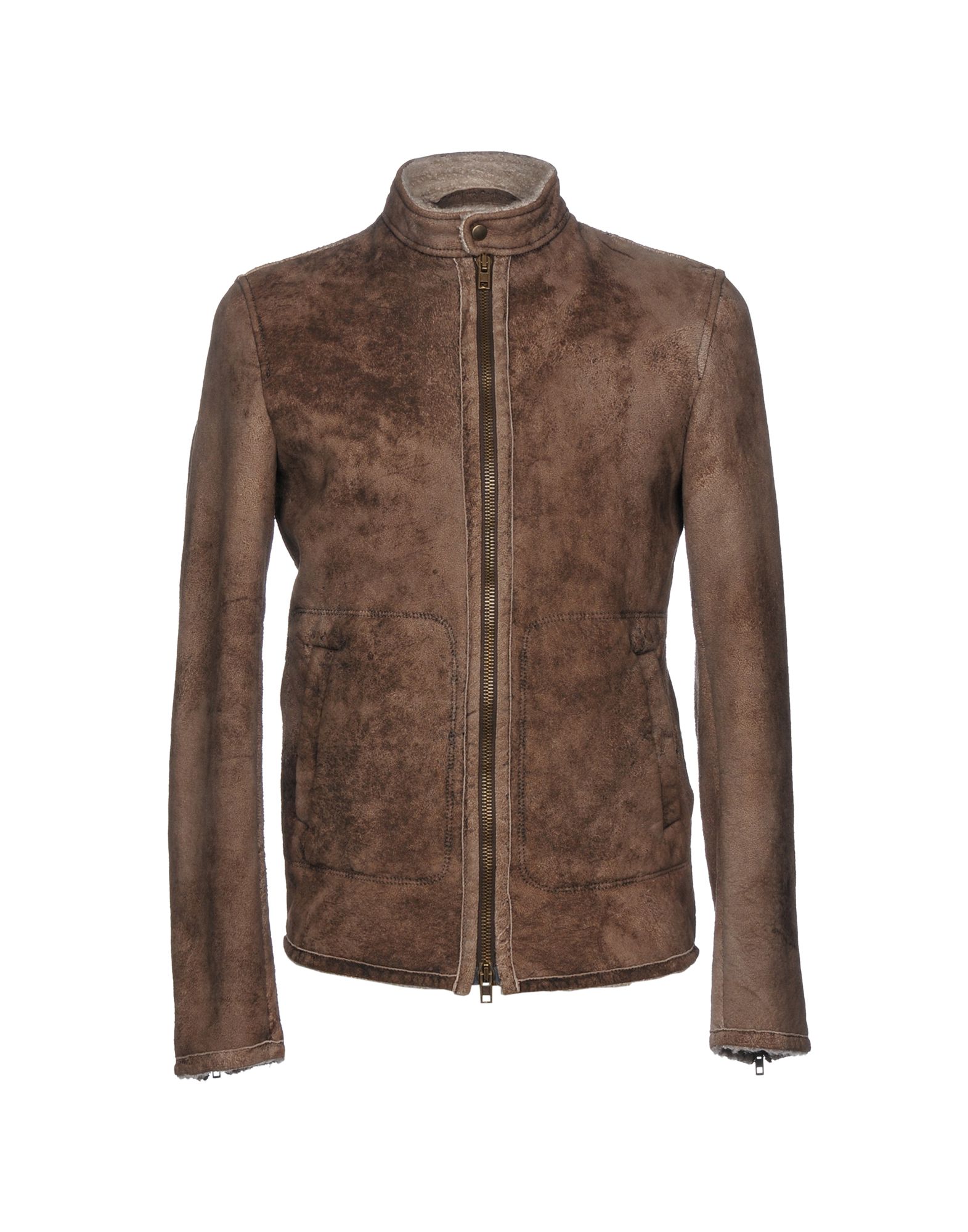 SALVATORE SANTORO Leather jacket,41799465DD 4