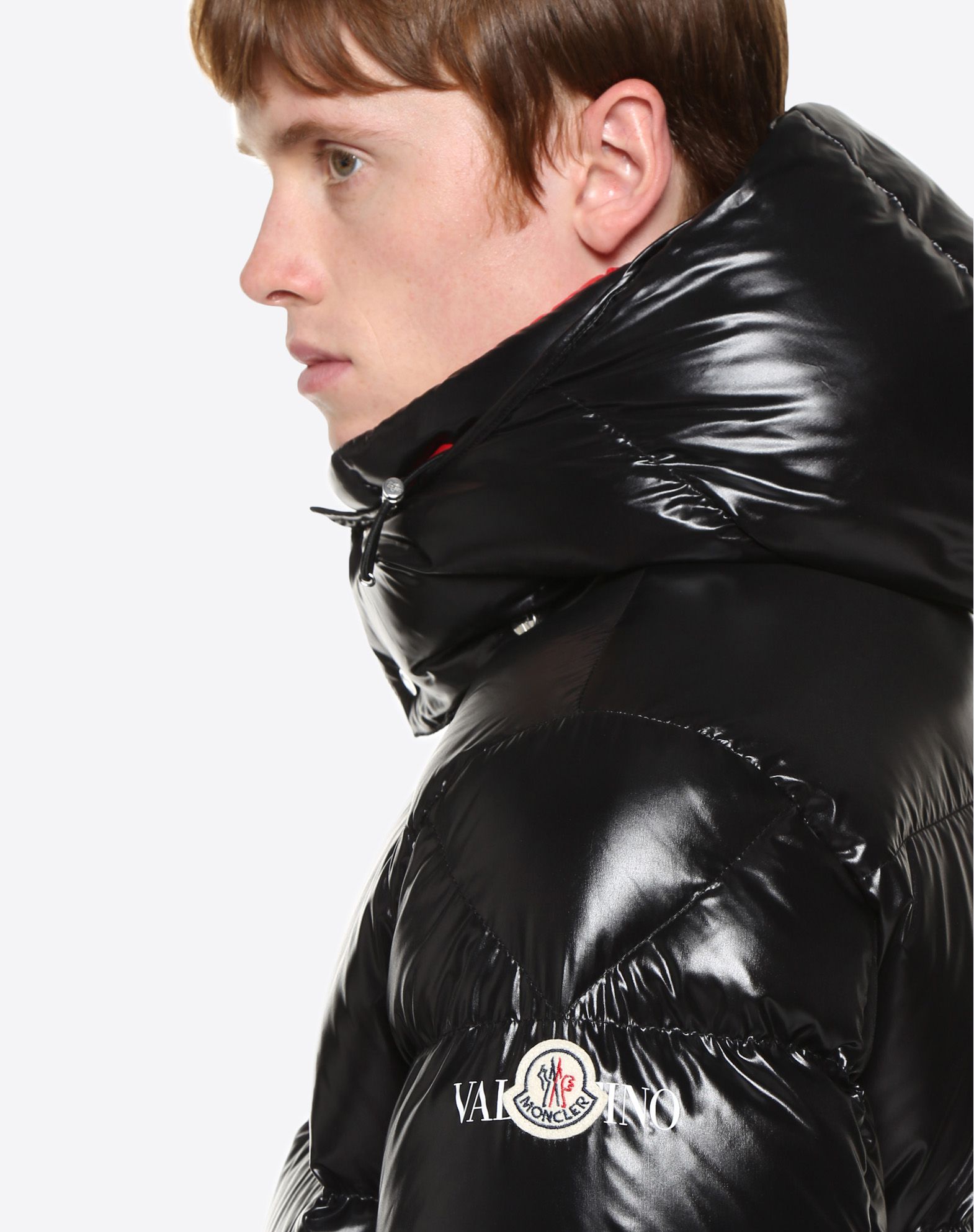 MONCLER MAXI VLTN QUILTED DOWN SHORT JACKET for Man | Valentino Online ...