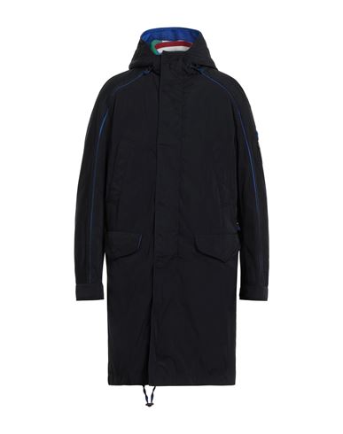 Man Overcoat & Trench Coat Midnight blue Size 40 Polyamide