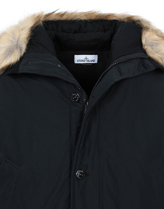 stone island faux fur parka