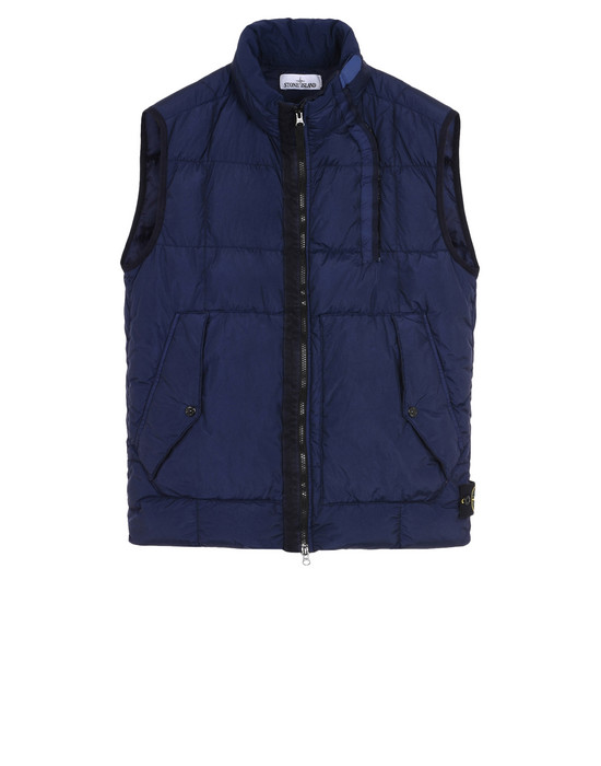 41804823qd - COATS & JACKETS STONE ISLAND Vest G0223 GARMENT-DYED CRINKLE REPS NY DOWN STONE ISLAND - 0