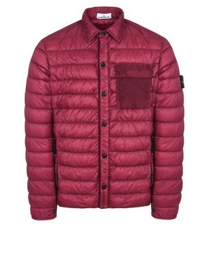 Stone island garment dyed shop micro yarn shirt jacket