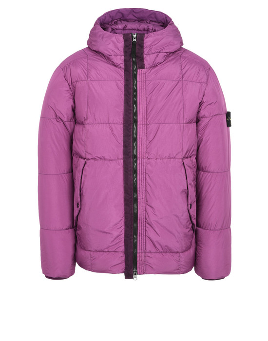 stone island hooded puffer jacket