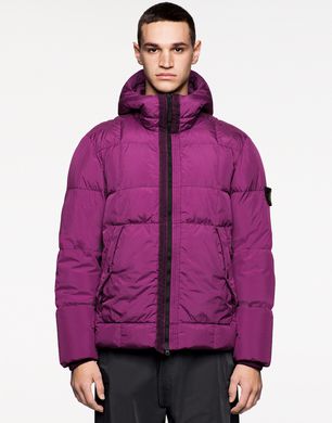 stone island crinkle padded jacket