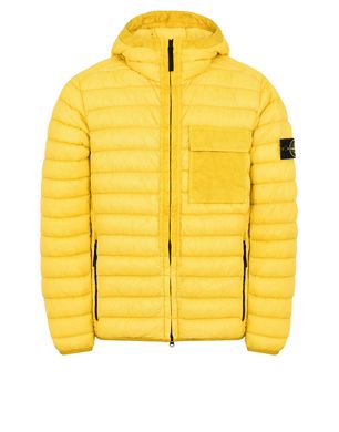 Yellow stone island store puffer jacket