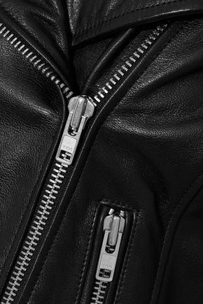 Ny Rider Leather Biker Jacket Up To 70 Off The Outnet Ny Rider Leather Biker Jacket Up