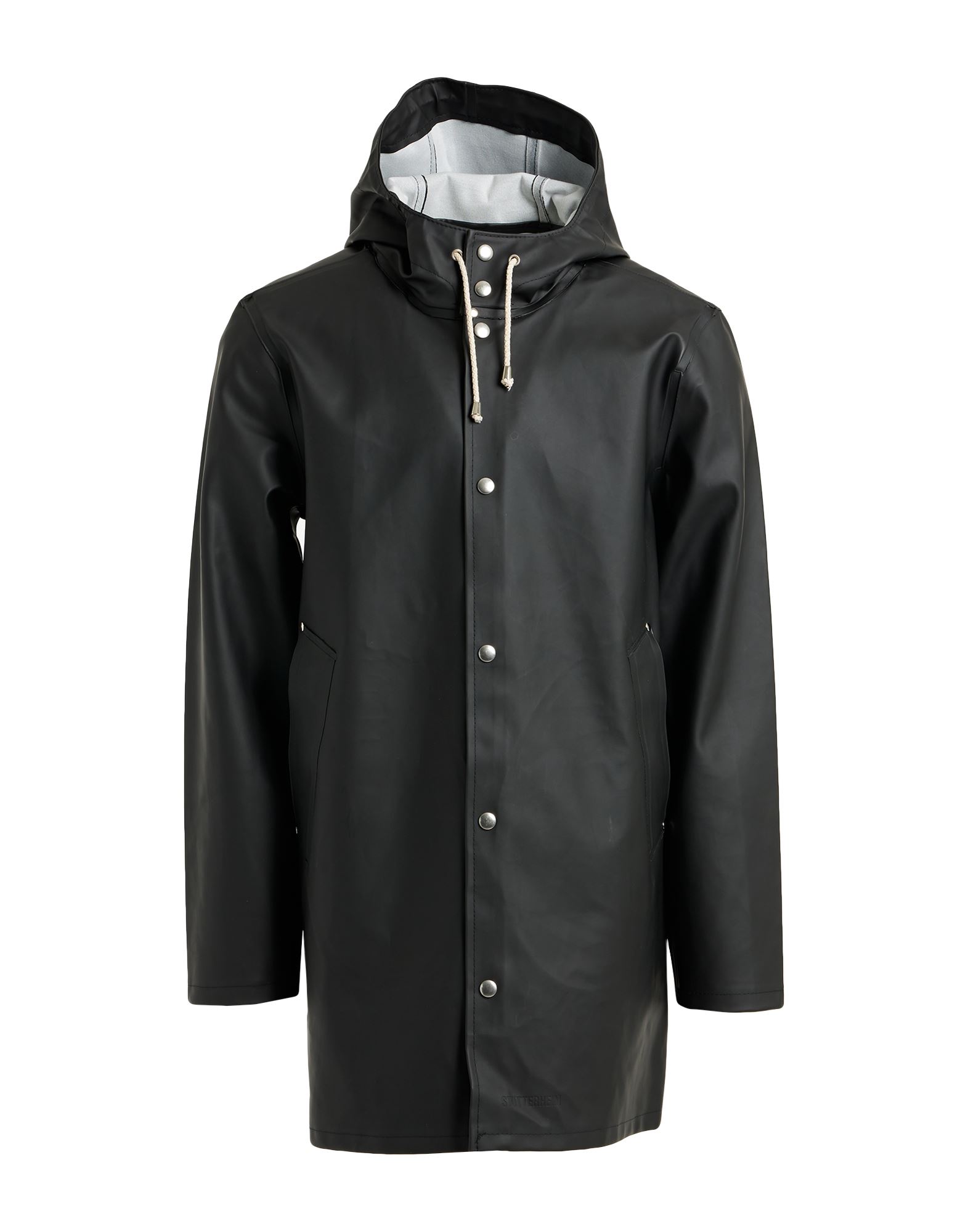 Stutterheim Full-length Jacket In Black
