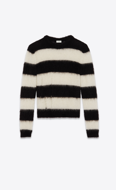 Striped mohair jumper