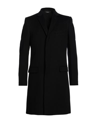 Dolce & Gabbana Man Coat Black Size 46 Virgin Wool, Cashmere