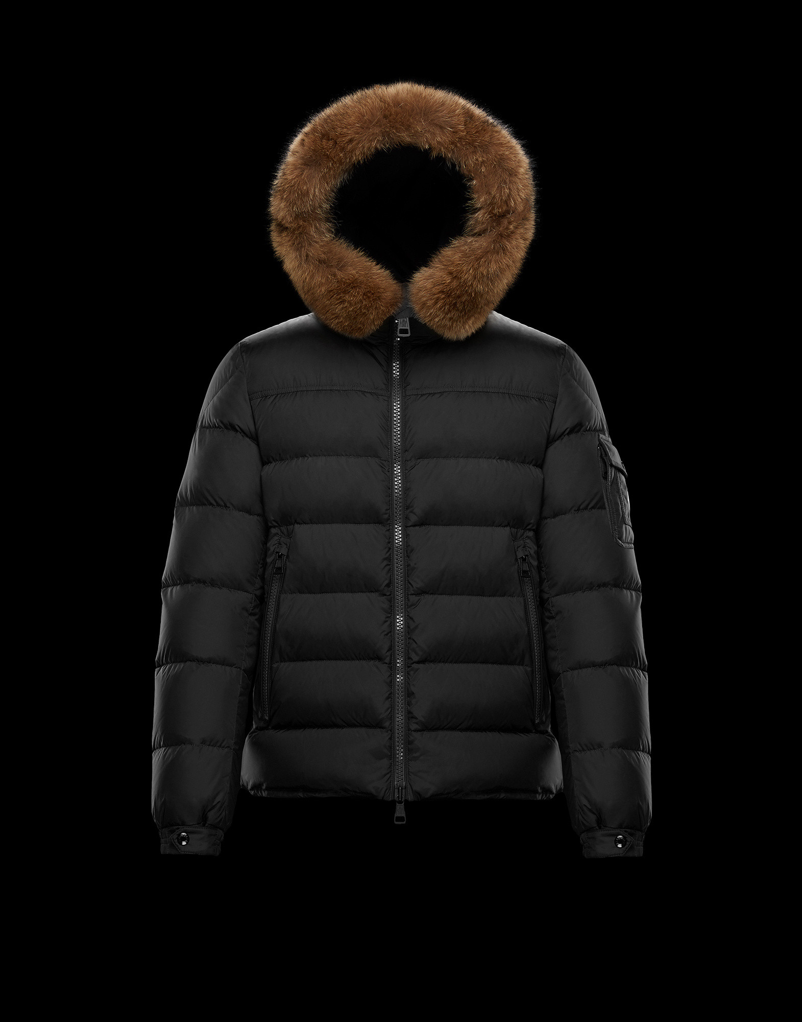 moncler vest with fur