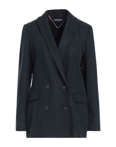 Tommy Hilfiger Woman Suit Jacket Midnight Blue Size 6 Cotton