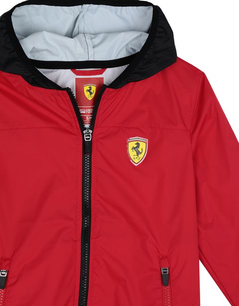 Scuderia Ferrari Online Store - Boys' water-resistant nylon jacket - Raincoats