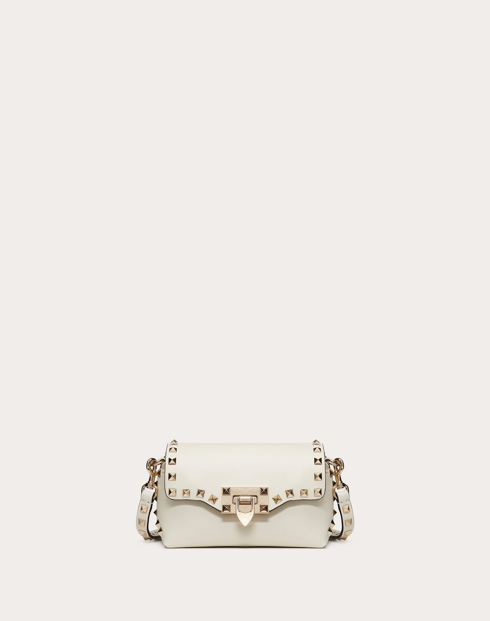 mini rockstud calfskin crossbody bag