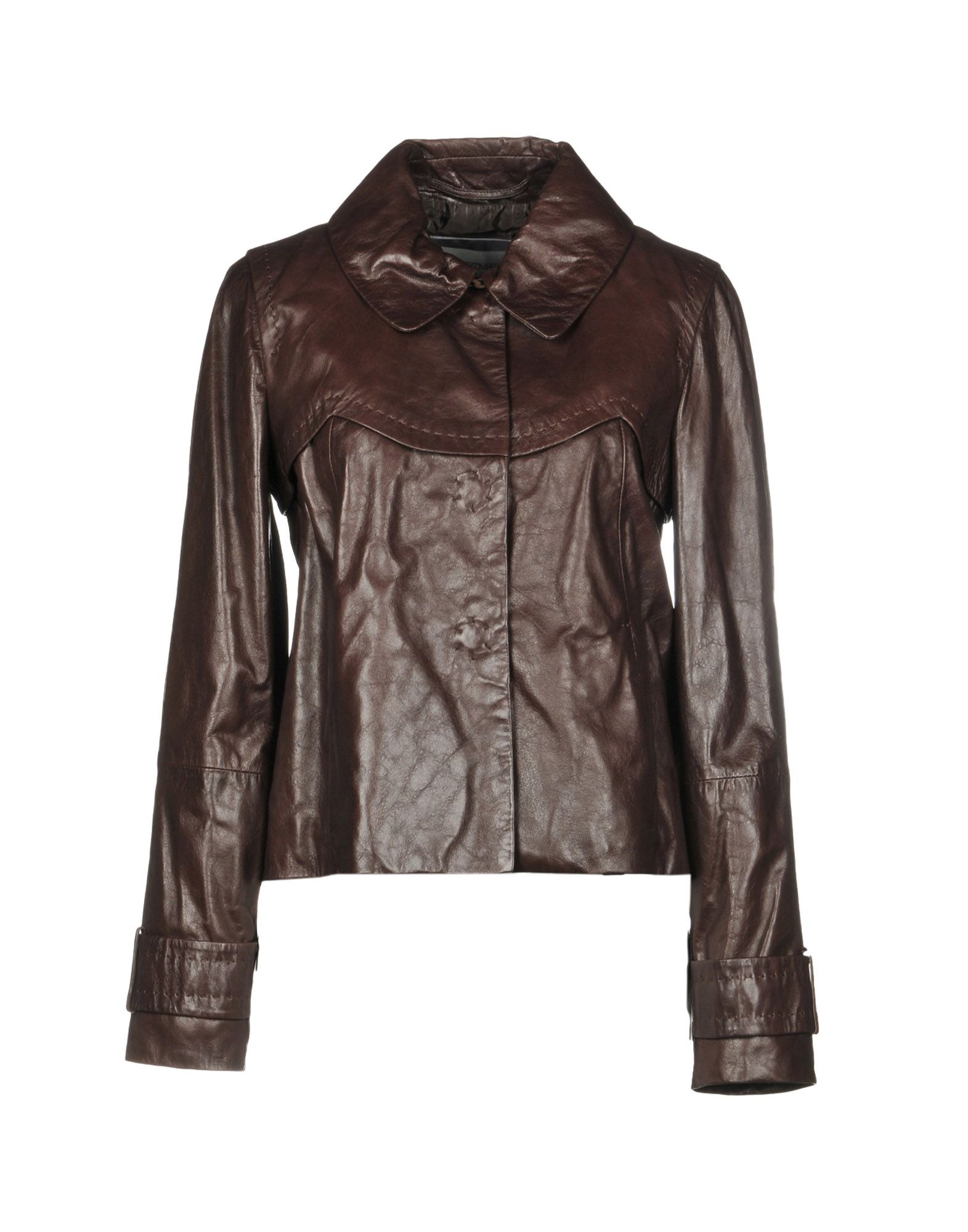 lederjacke in cocoa