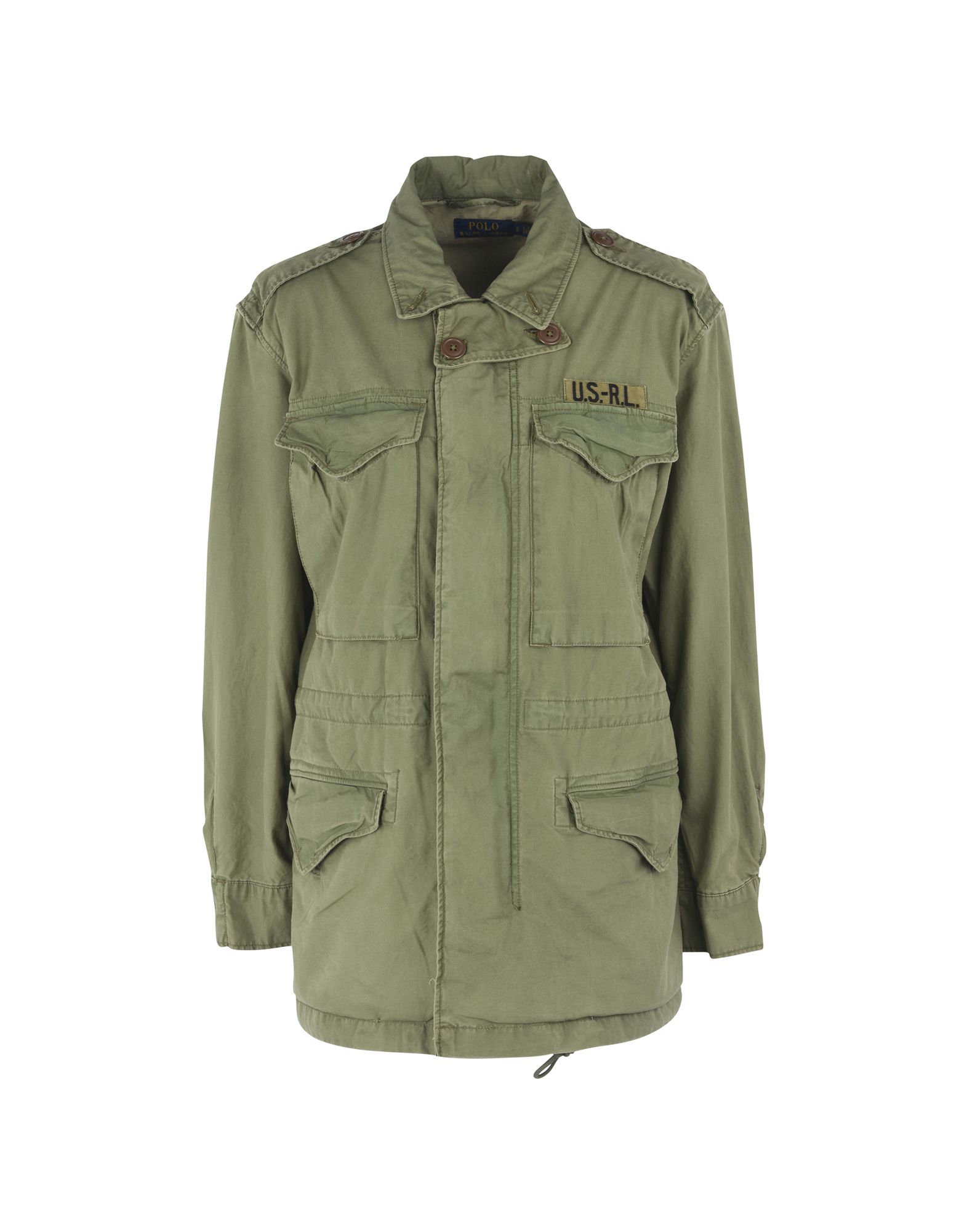 《セール開催中》POLO RALPH LAUREN レディース ブルゾン ミリタリーグリーン XS コットン 100% Military Combat Cotton Jacket