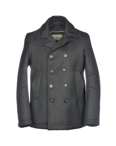Esemplare Man Coat Lead Size 36 Polyester, Viscose