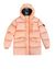 41832772dx - COATS & JACKETS STONE ISLAND JUNIOR Mid-length jacket 40938 TELA NYLON DOWN WITH DUST COLOR FROST FINISH STONE ISLAND JUNIOR