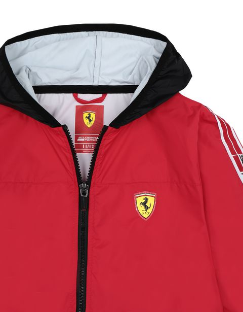 Scuderia Ferrari Online Store - Boys' water-resistant nylon jacket - Raincoats