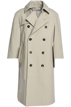 MARNI Double-breasted cotton-blend trench coat