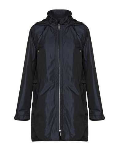 Moorer Woman Overcoat & Trench Coat Midnight Blue Size 10 Polyester In Blue