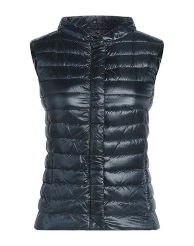 Herno Giulia Sleeveless Down Puffer Gilet In Blue