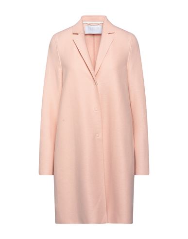 Harris Wharf London Woman Coat Blush Size 8 Virgin Wool In Pink