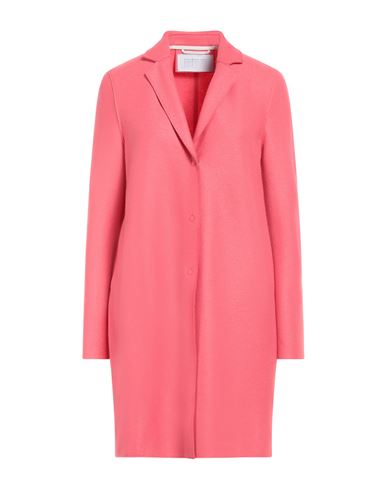 Woman Coat Coral Size 6 Virgin Wool