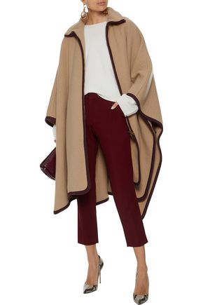CHLOÉ WOOL AND CASHMERE-BLEND CAPE,3074457345619620674