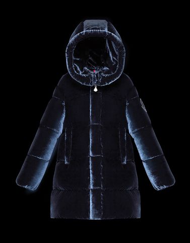 MONCLER BUTOR VELVET - Long outerwear - women