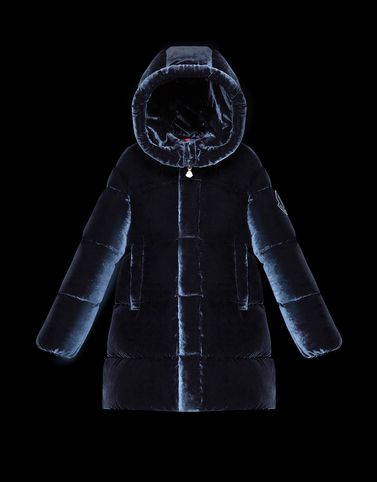 MONCLER BUTOR VELVET - Abrigo largo - mujer