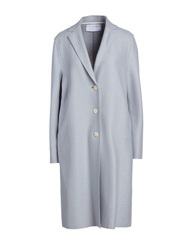 Harris Wharf London Woman Coat Sky Blue Size 8 Virgin Wool